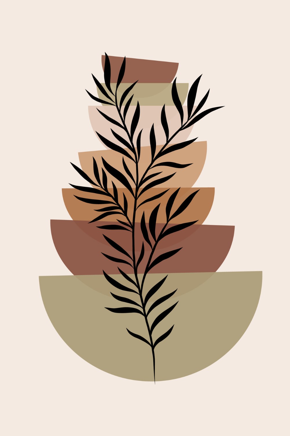 Balanced Leaf Wall Art I - Image 2