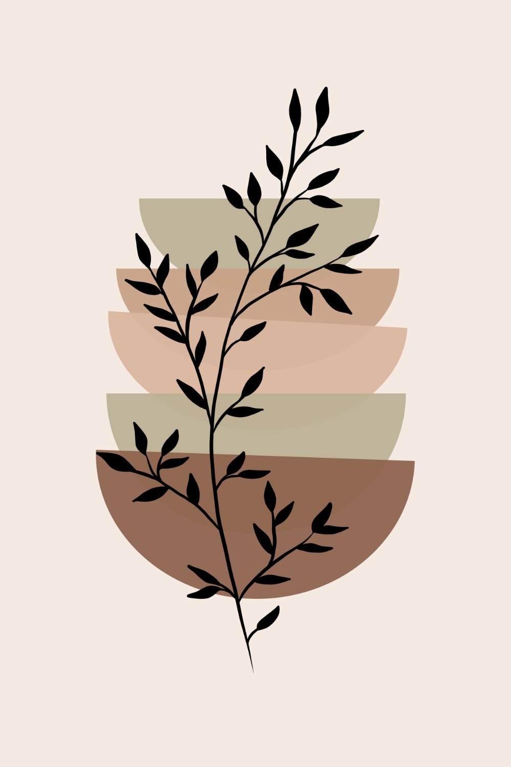 Balanced Leaf Wall Art II - Image 2