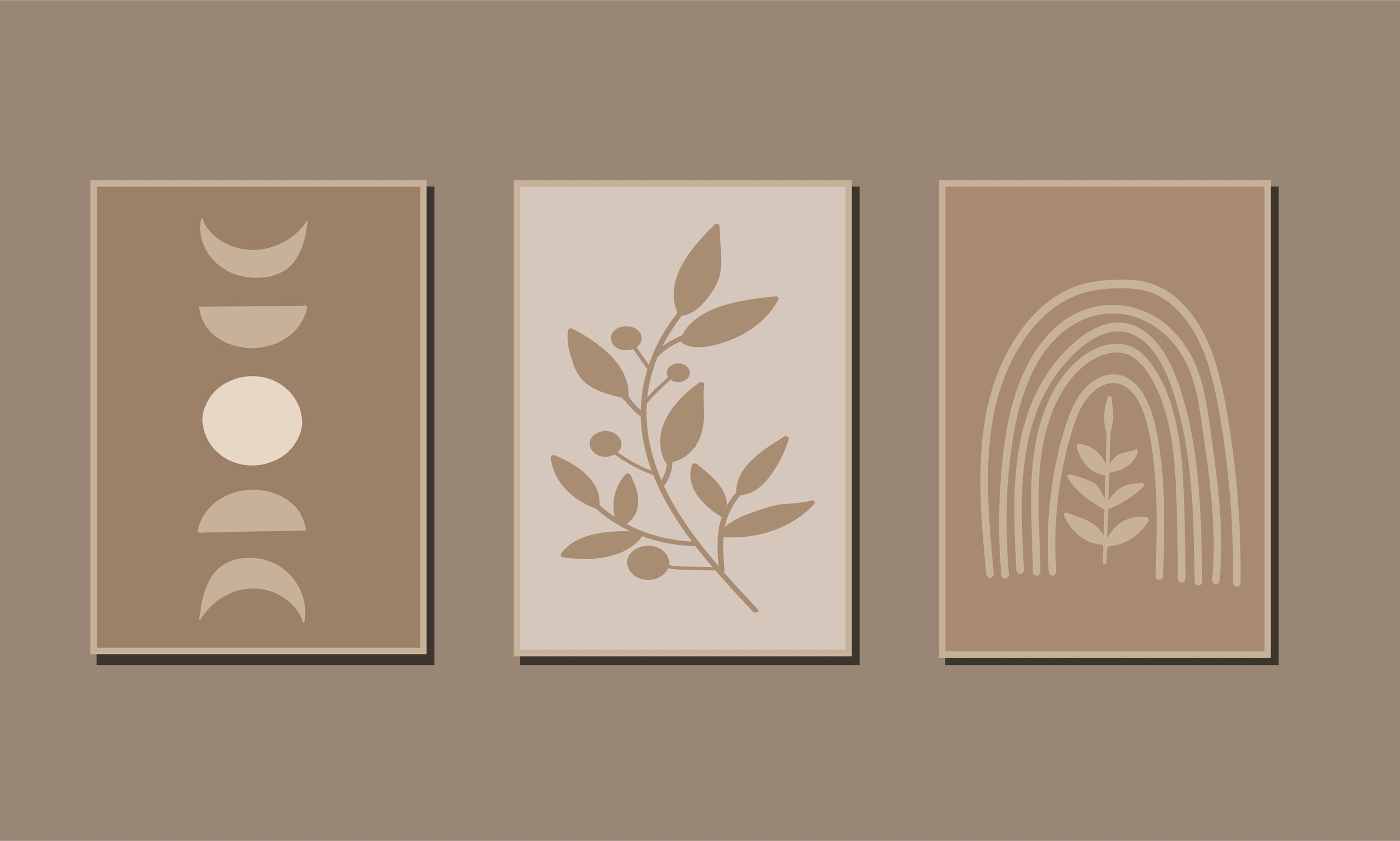 Earthy Arch Wall Art - Image 3