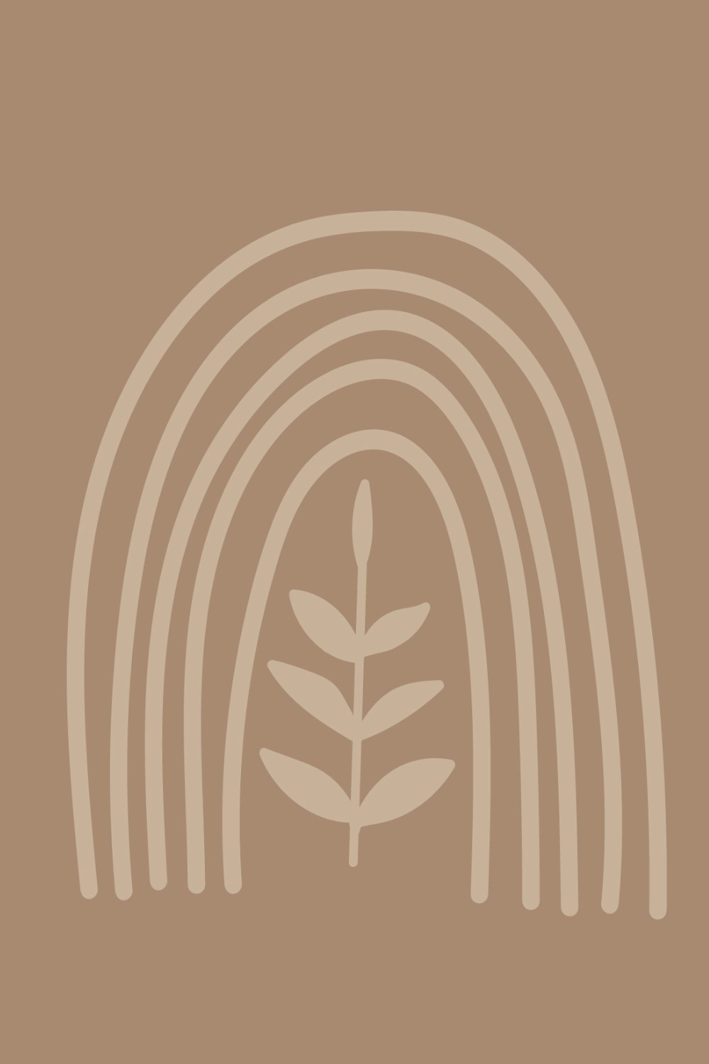 Earthy Arch Wall Art - Image 2