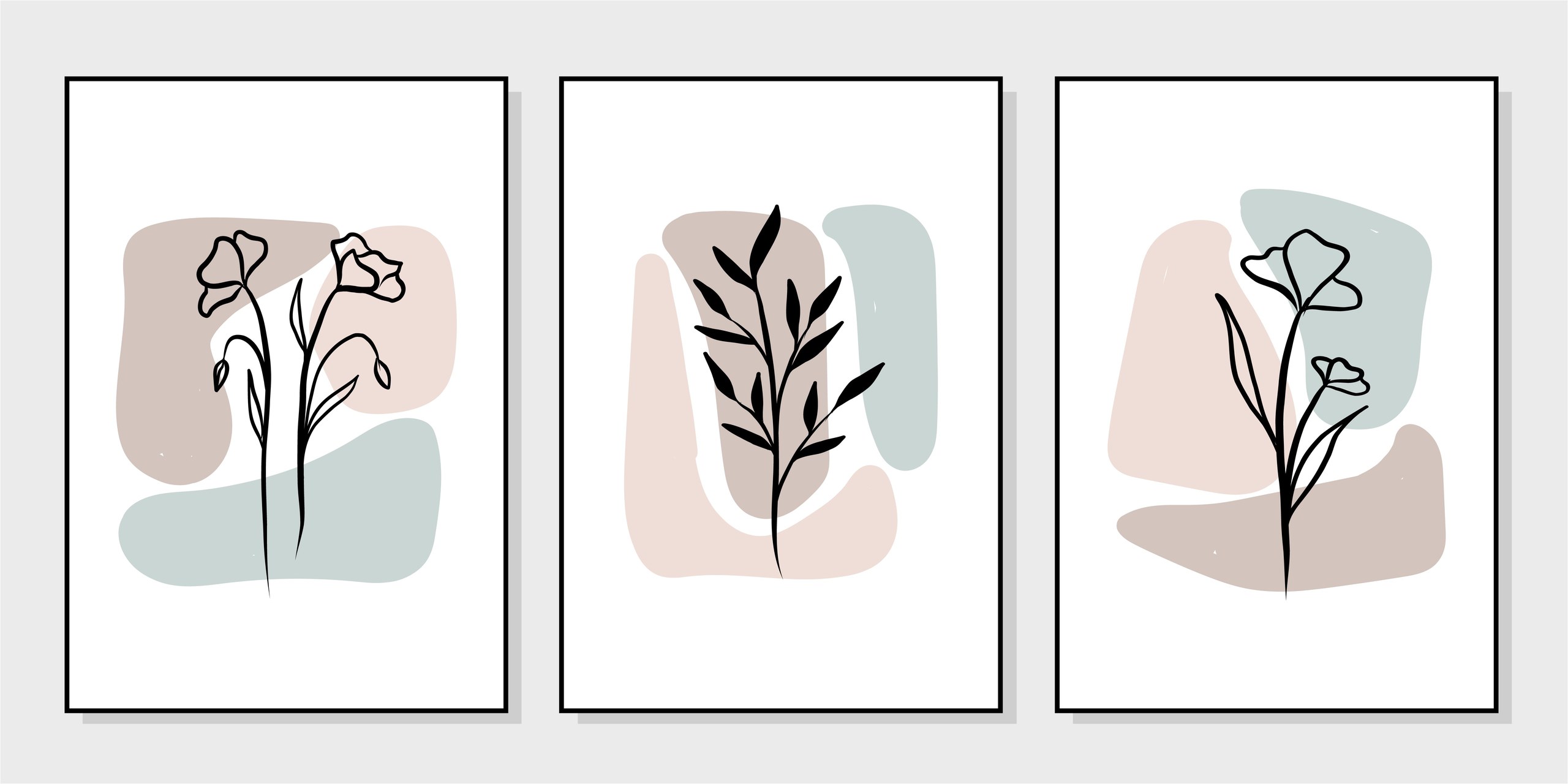 Soft Floral Wall Art - Image 3