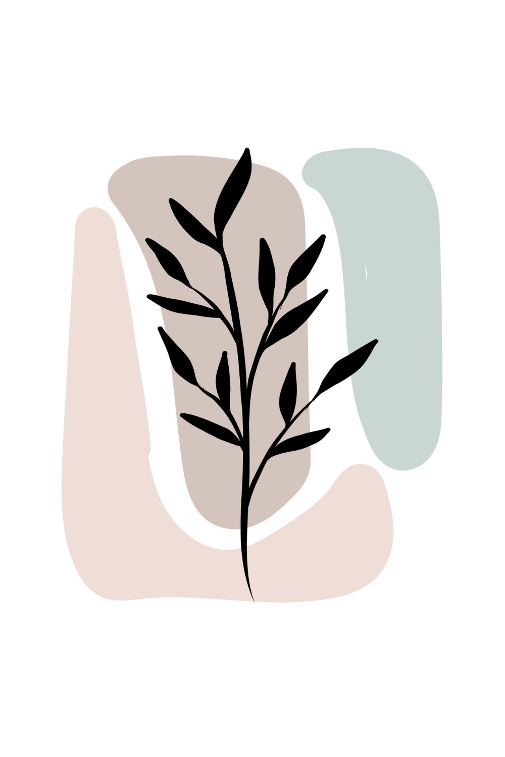 Soft Leaf Wall Art - Image 2