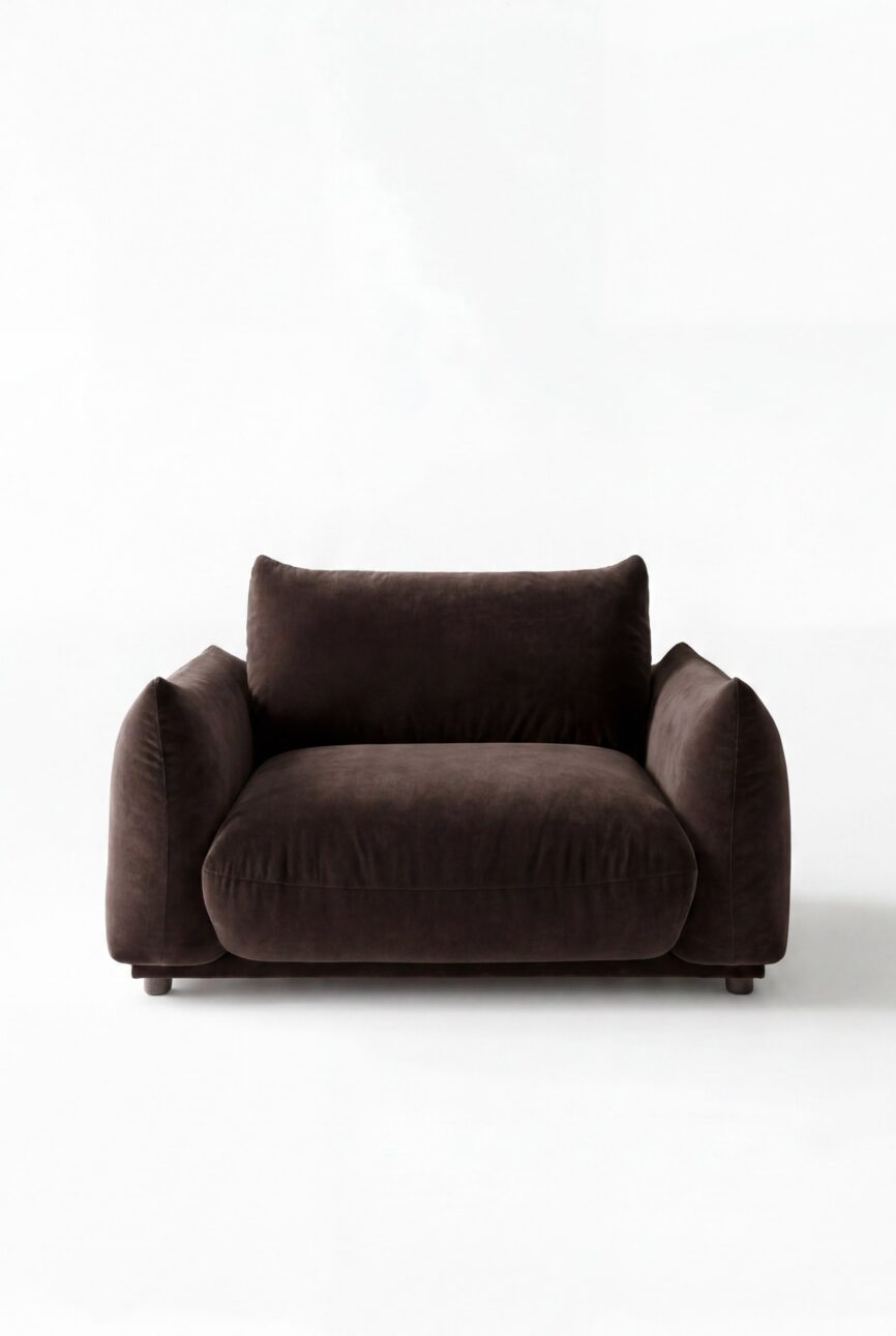 Alannah Dark Brown Sofa Chair