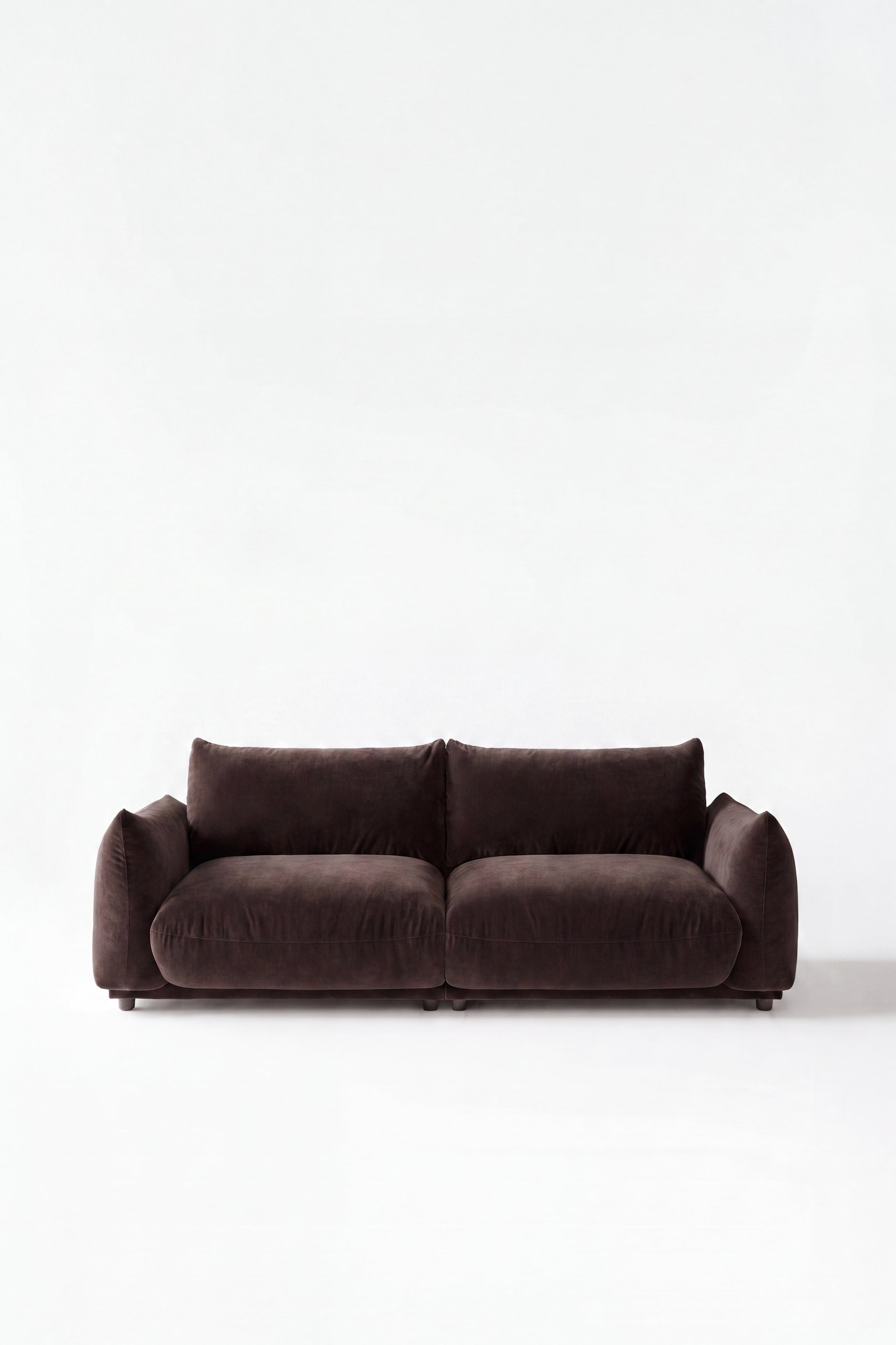 Alannah Dark Brown Modular 2 Seater Sofa