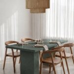 Avencia Deep Sage Microconcrete Dining Table