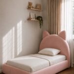 Purrla Kids Pink Cat Ear Bed