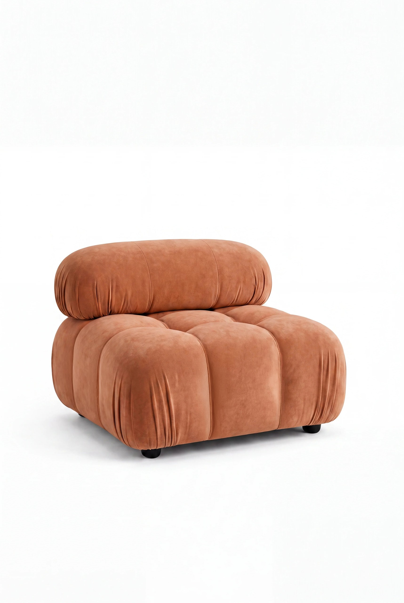 Nuvola Spiced Coral Velvet Central Module