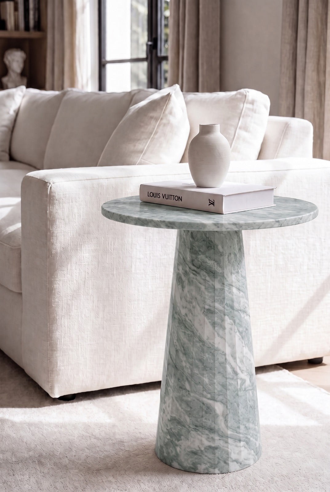 Rayne Lady Onyx Marble Side Table
