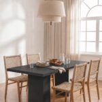 Avencia Midnight Grey Microconcrete Dining Table