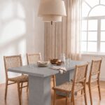 Avencia Ash Grey Microconcrete Dining Table
