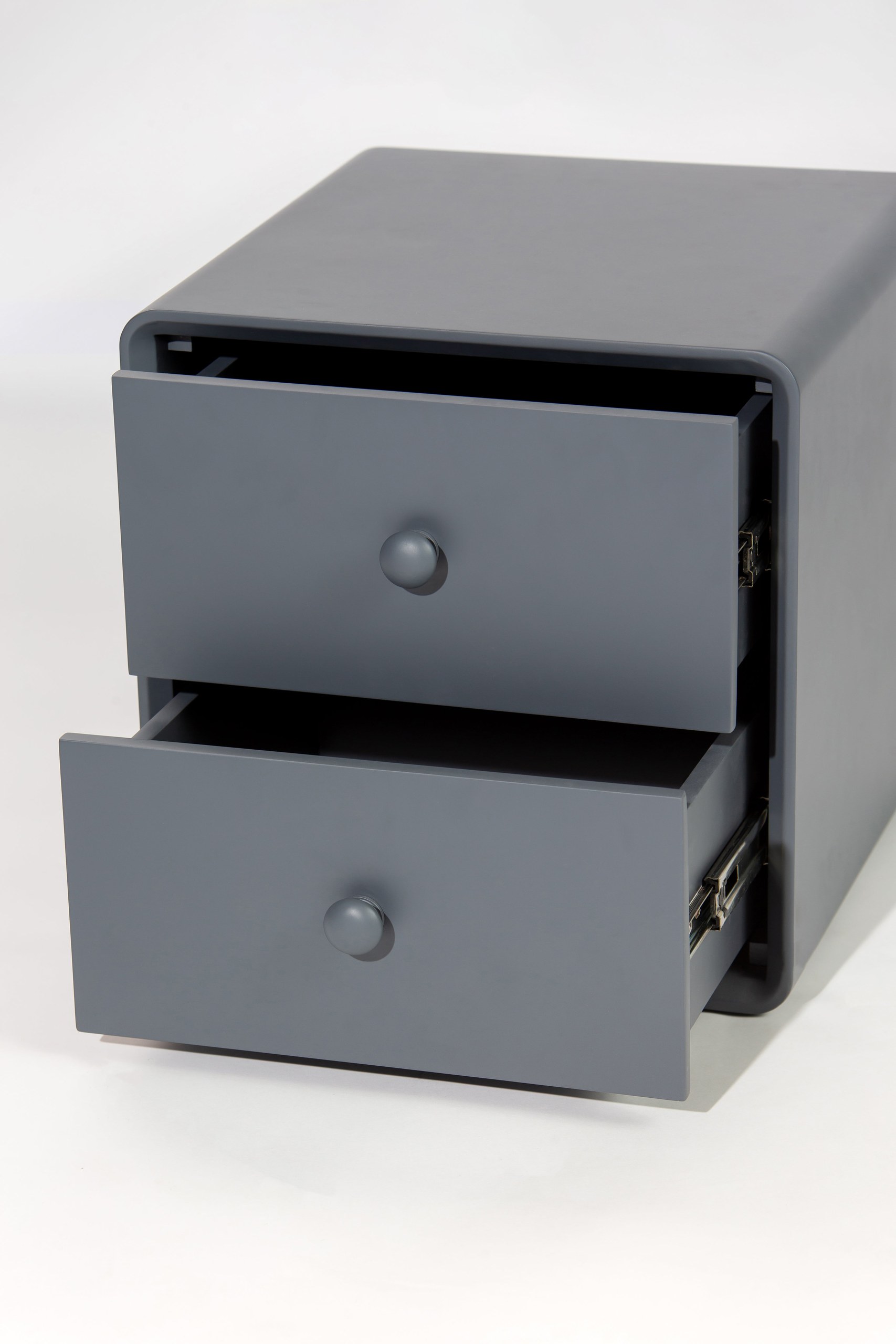 Patricia Kids Charcoal Grey Bedside Table - Image 3