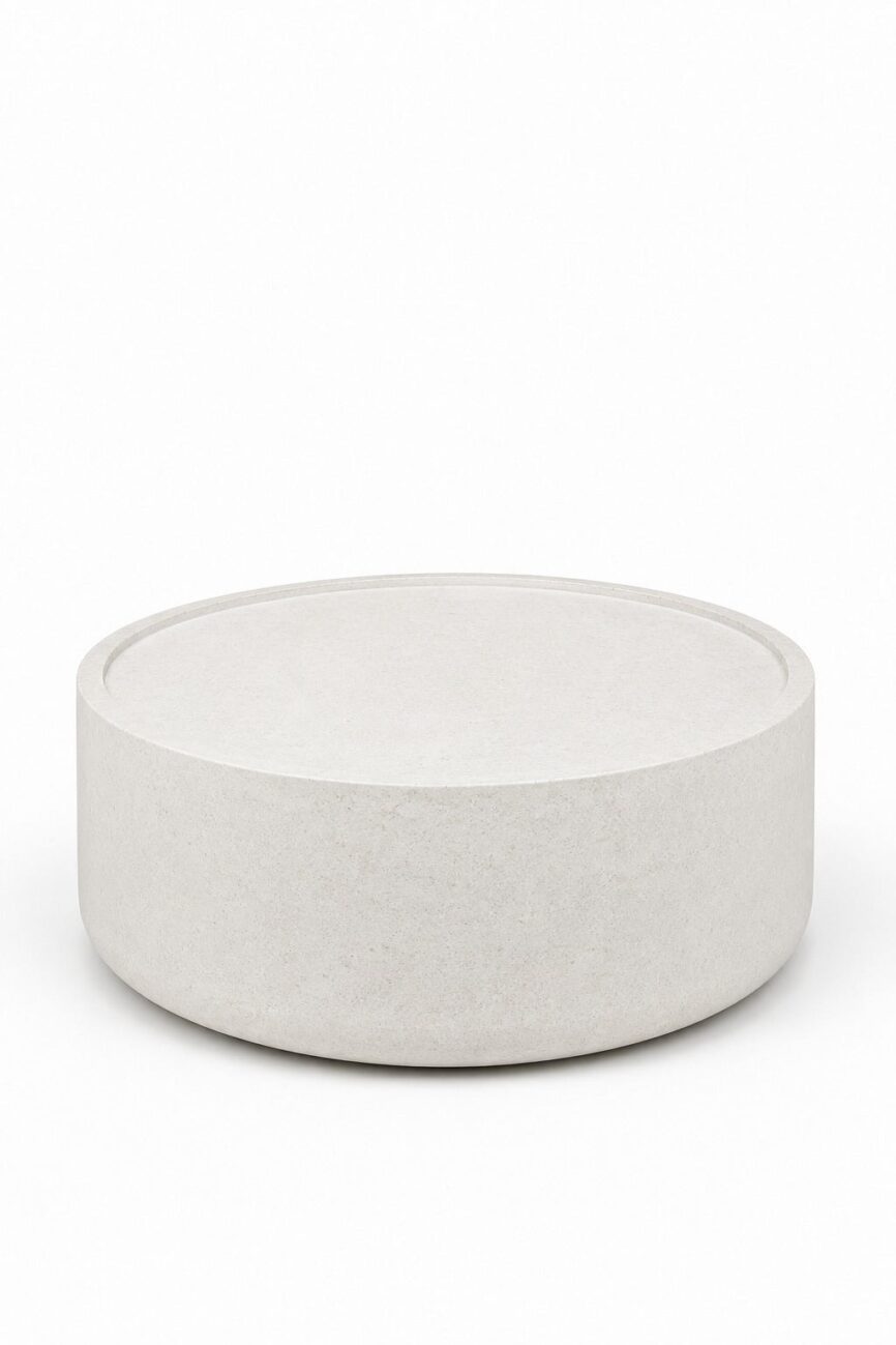 Alto Off White Speckled Concrete Coffee Table (80CMx35CM)