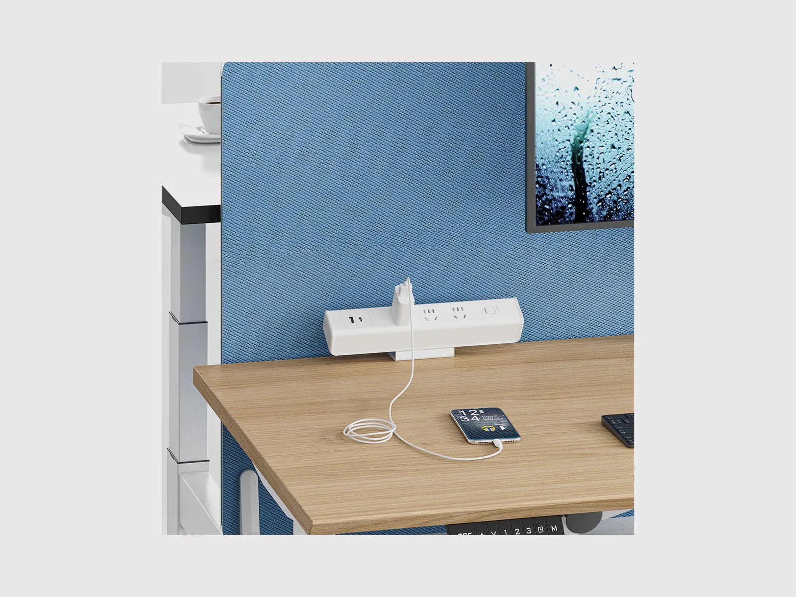 Desk Clamp Power Strip – PC09