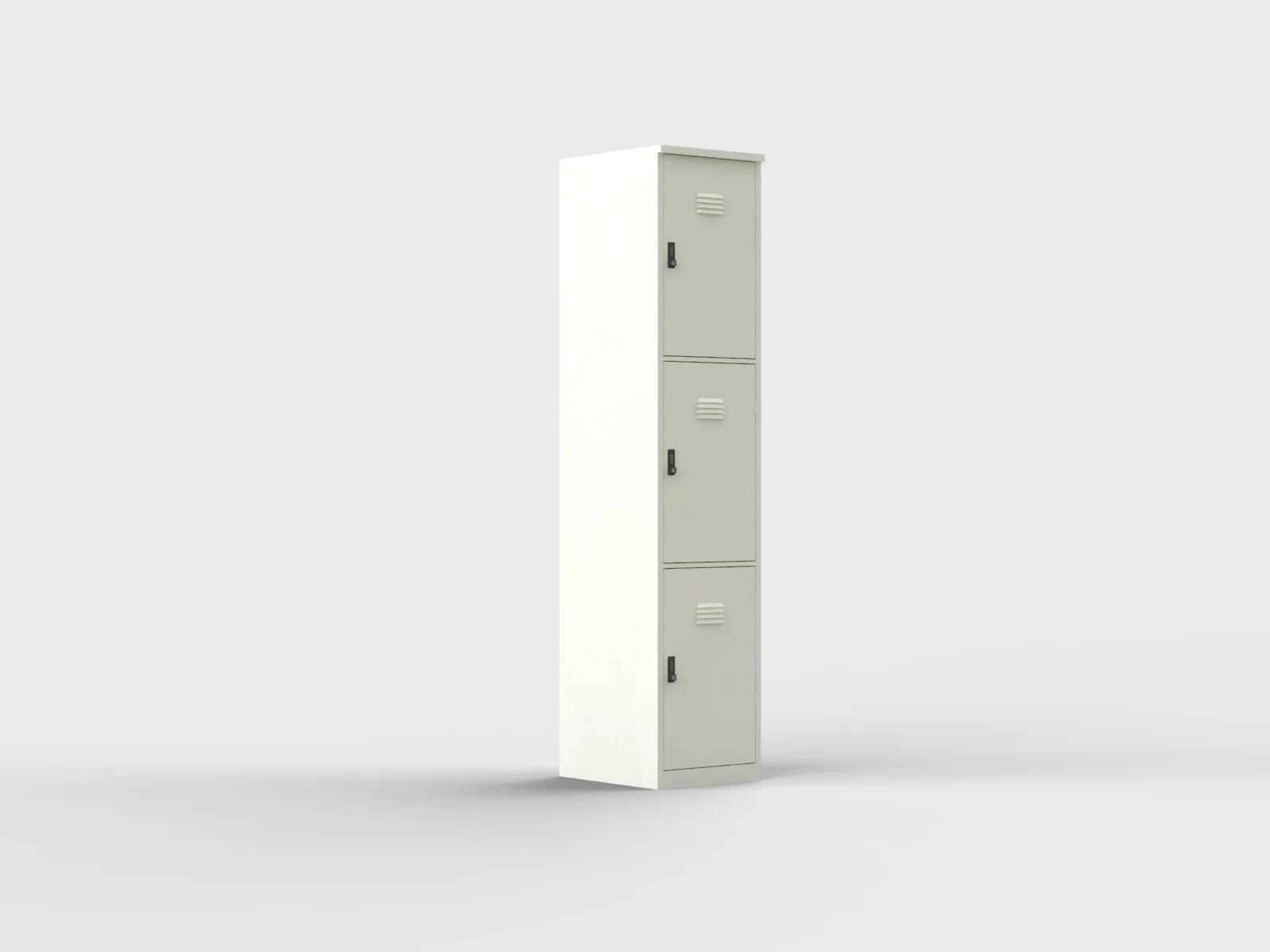 Steel Metal Storage Locker – Three Doors