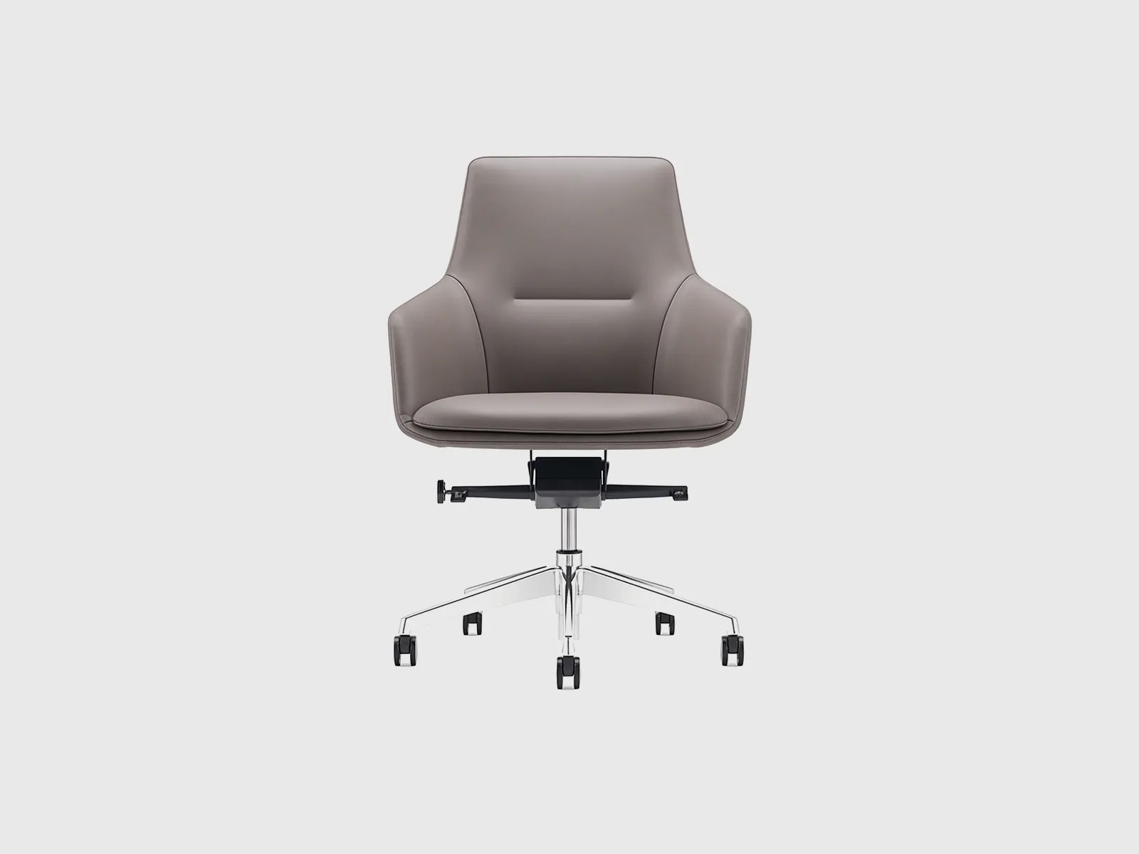 307B – Genuine Leather Executive Meeting Chair - Image 2