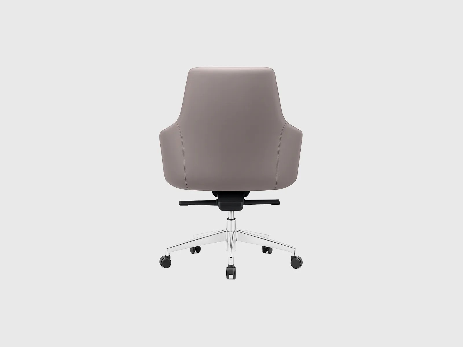 307B – Genuine Leather Executive Meeting Chair - Image 3