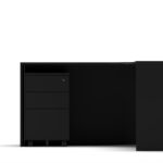 Slate Angle Office Workstation Desk - Single