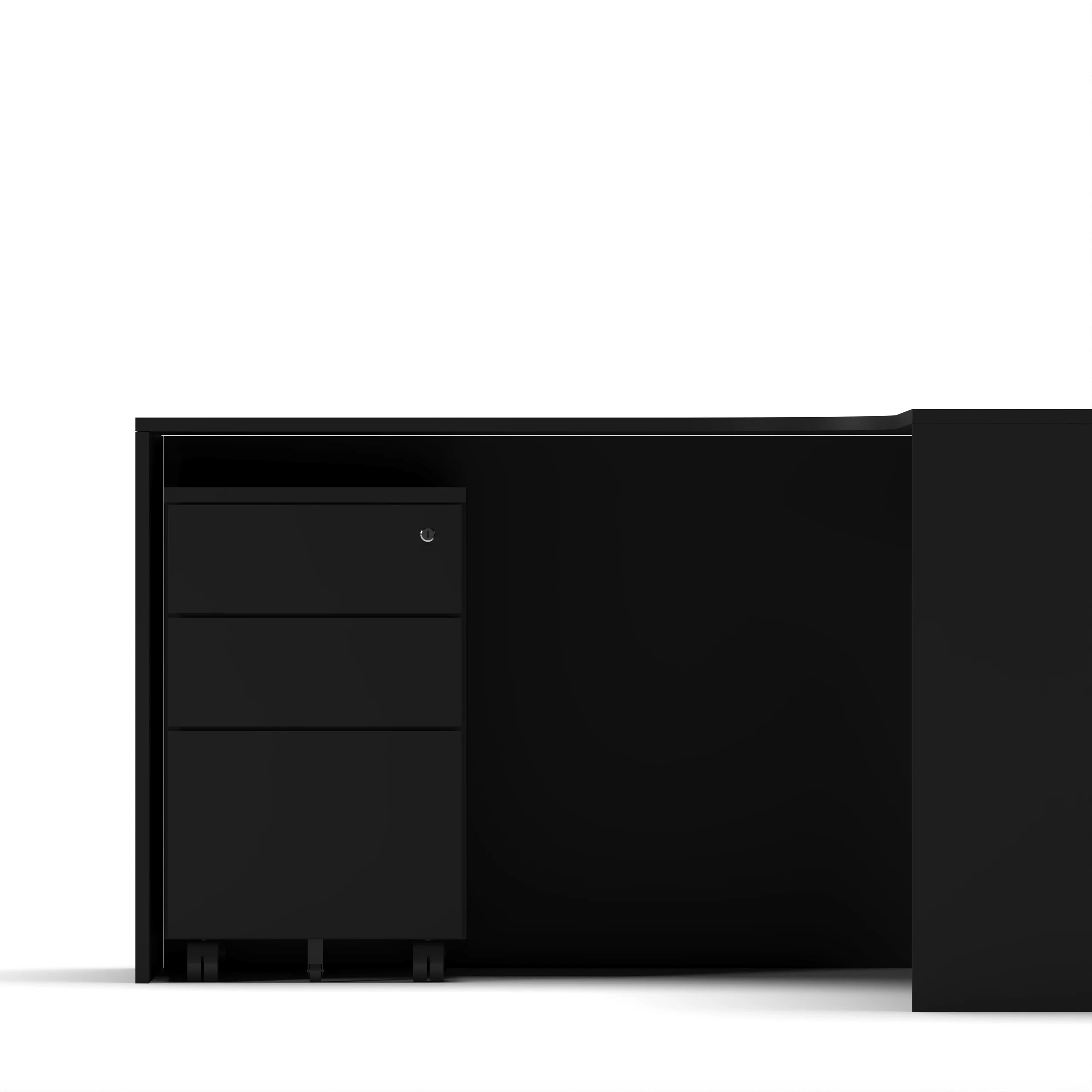 Slate Angle Office Workstation Desk - Single - Image 8