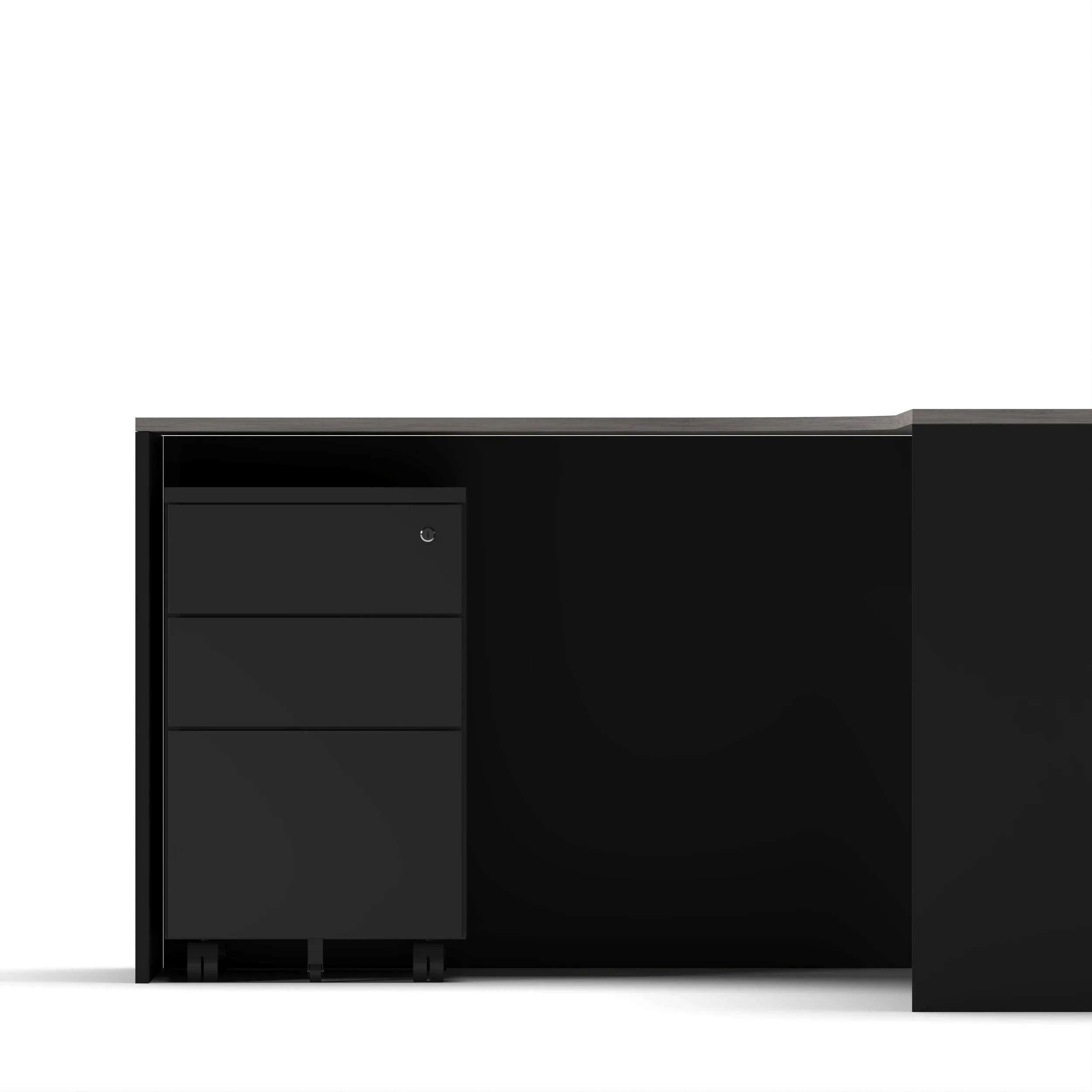 Slate Angle Office Workstation Desk - Single - Image 16