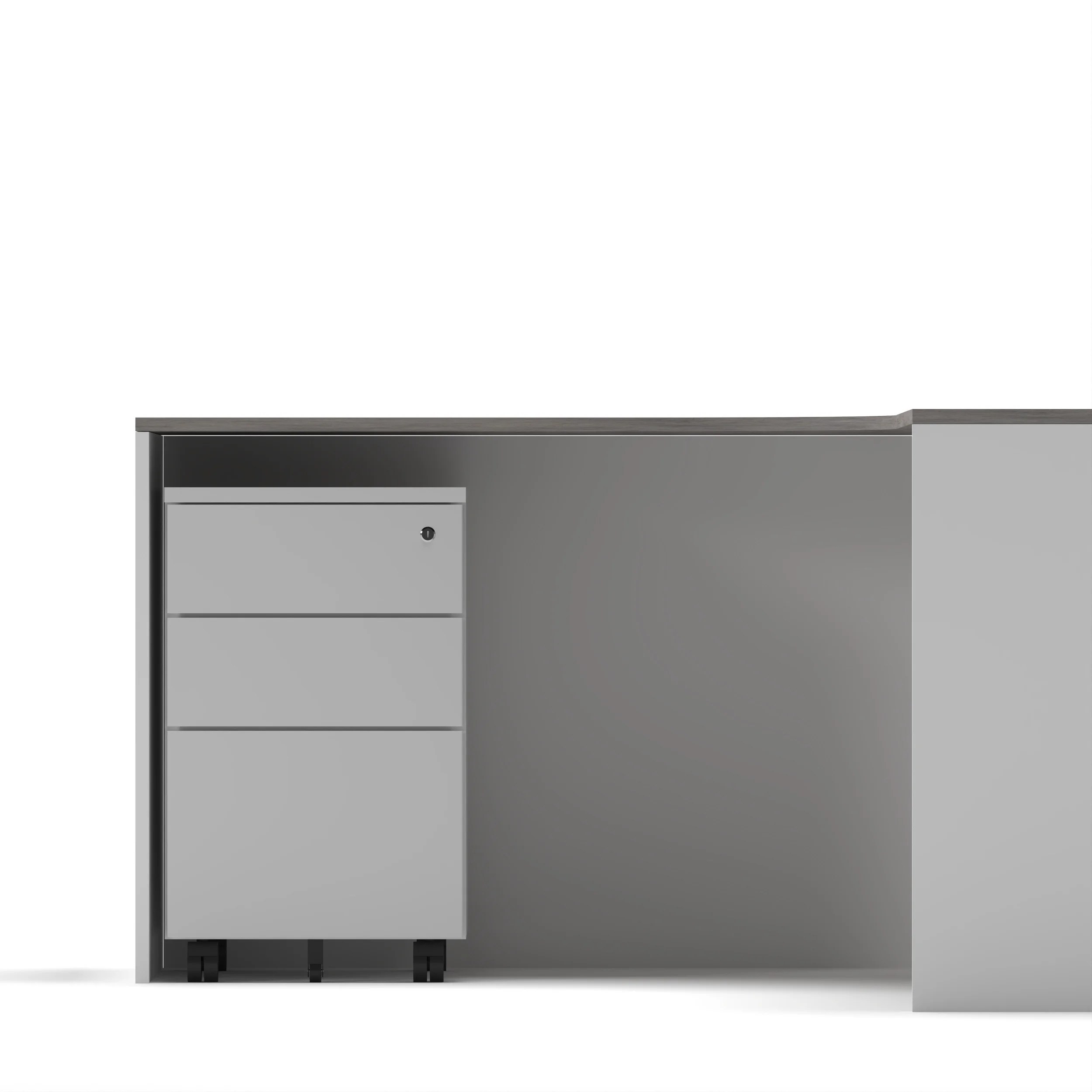 Slate Angle Office Workstation Desk - Single - Image 20