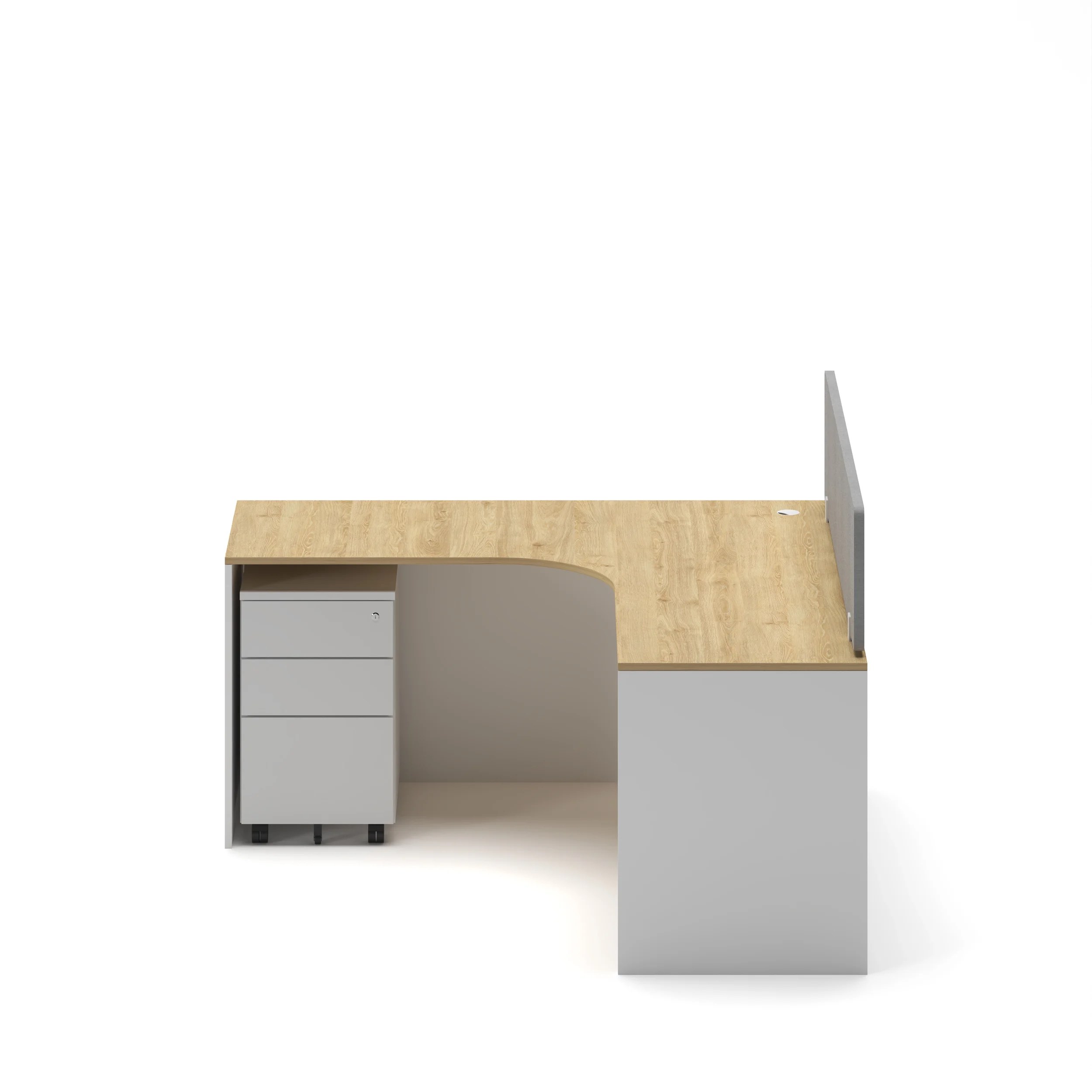 Slate Angle Office Workstation Desk - Single - Image 27