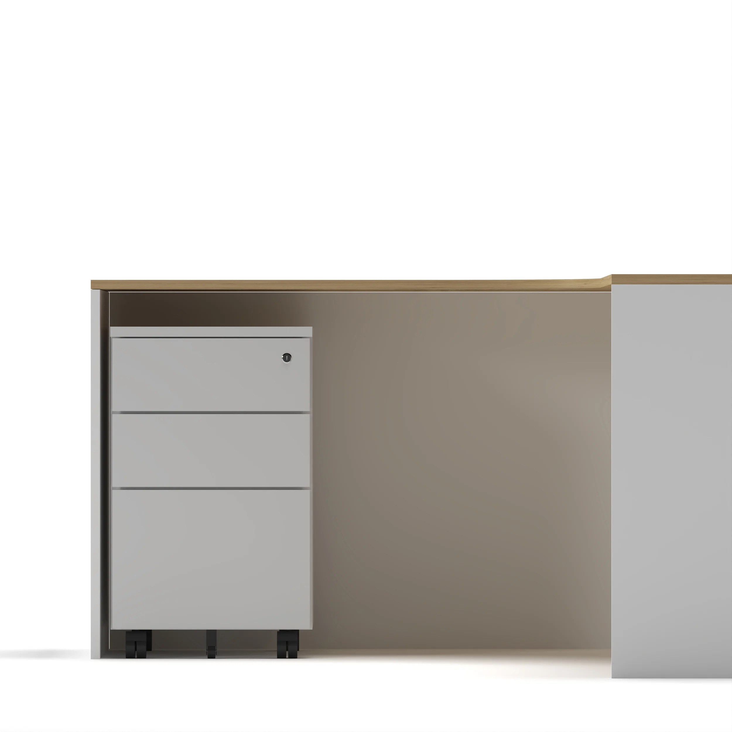 Slate Angle Office Workstation Desk - Single - Image 28