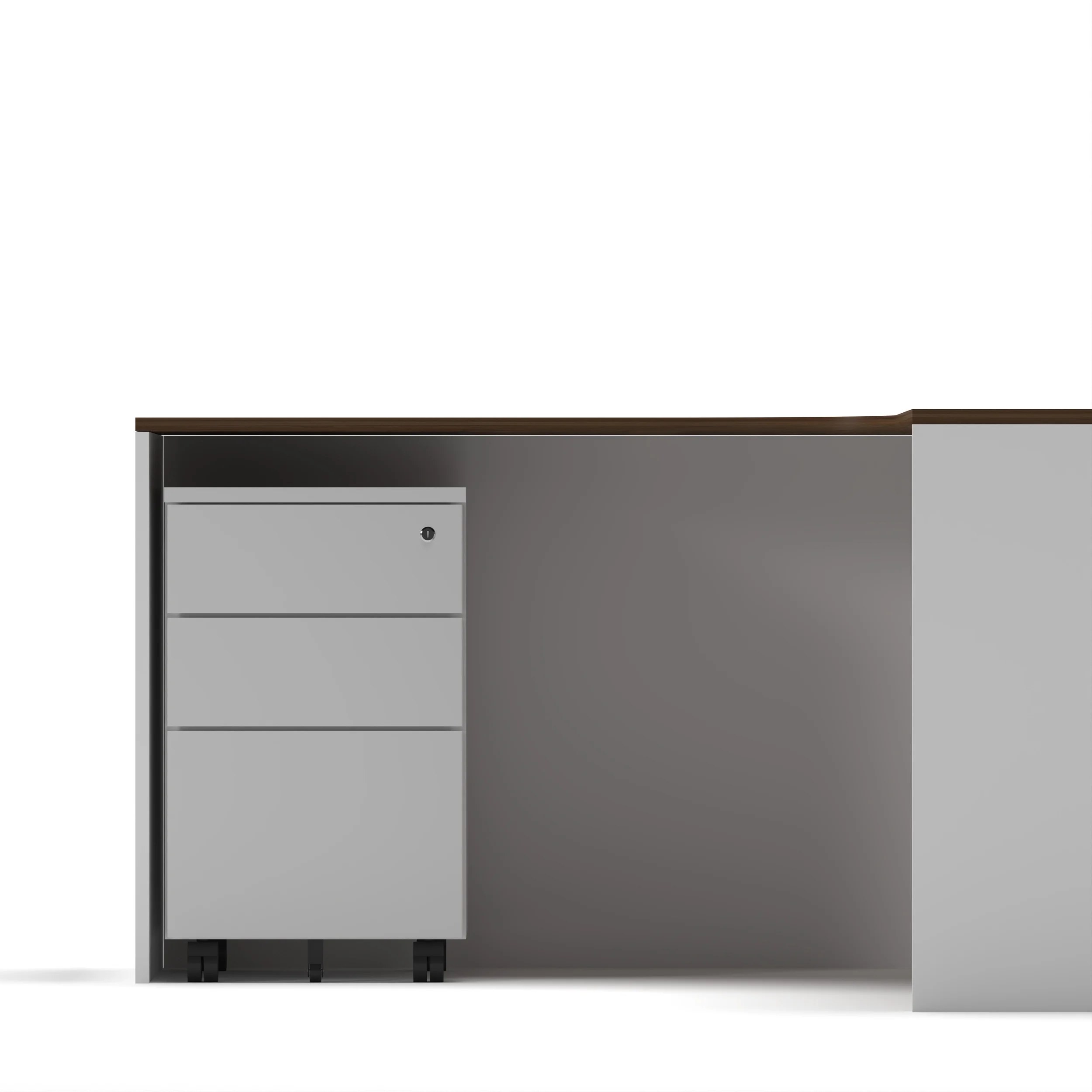 Slate Angle Office Workstation Desk - Single - Image 36