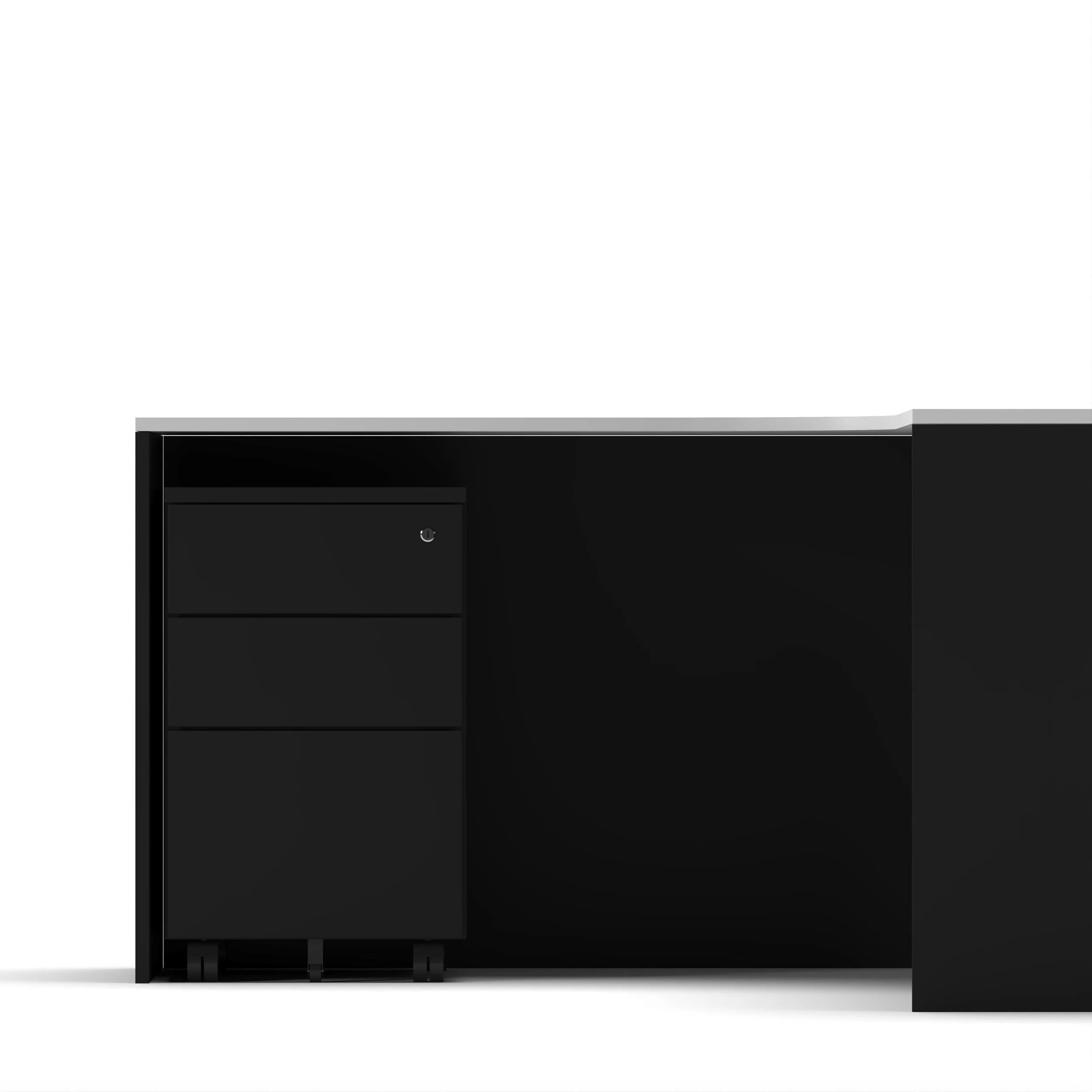 Slate Angle Office Workstation Desk - Single - Image 40