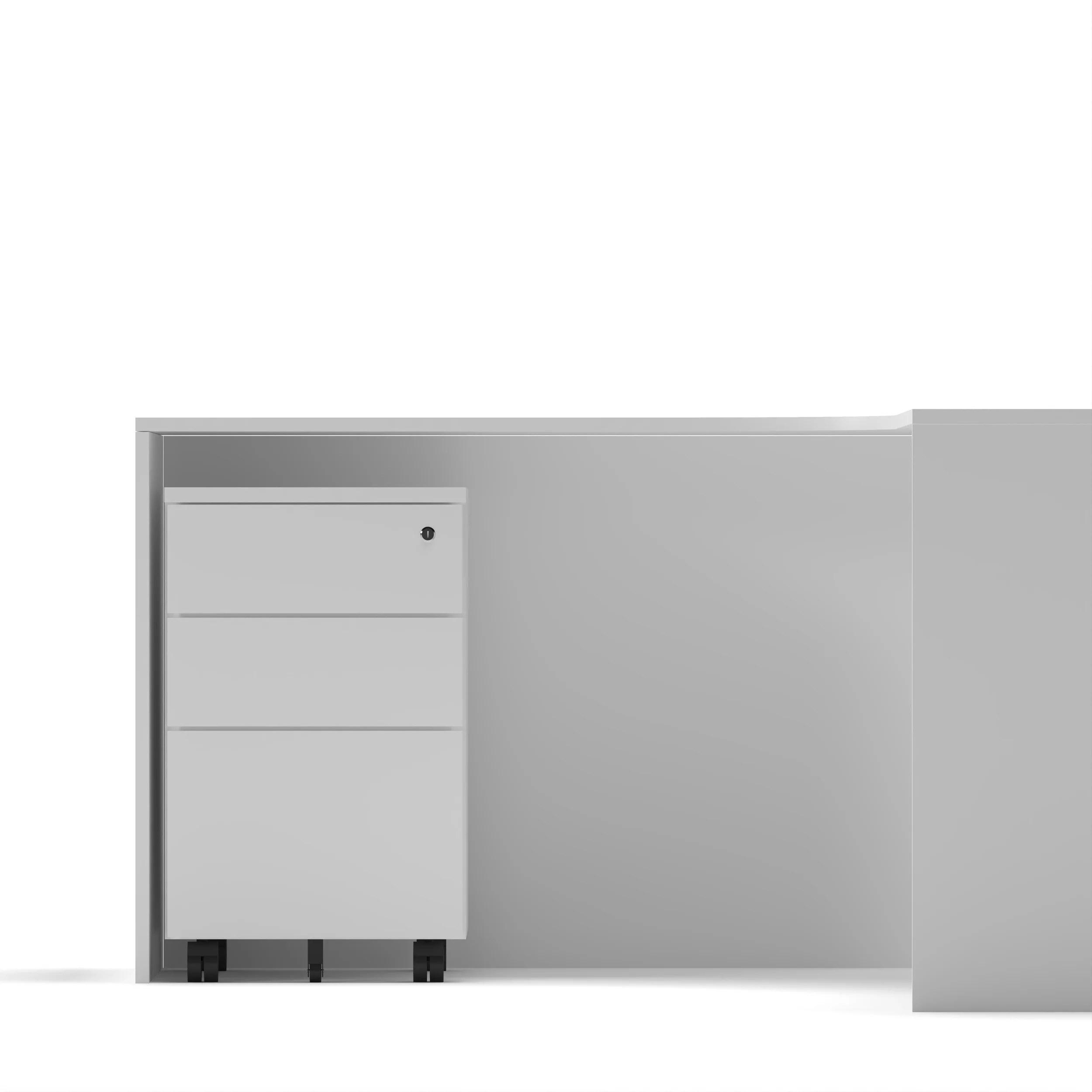 Slate Angle Office Workstation Desk - Single - Image 44