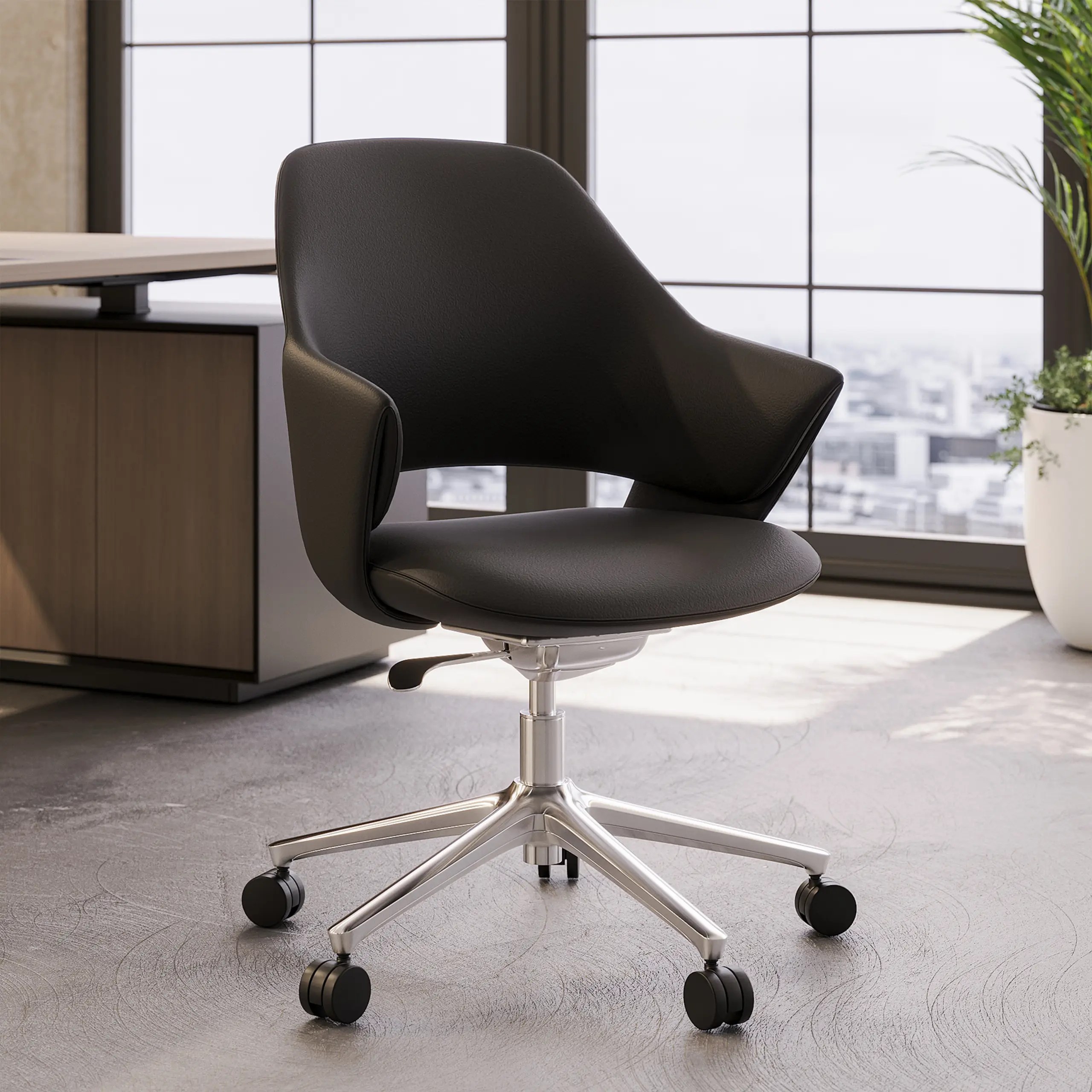 Onyx Guest Mid Back Executive Chair