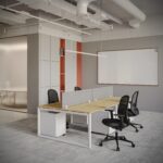 4-Person Face-to-Face Cluster Workstation - Series O