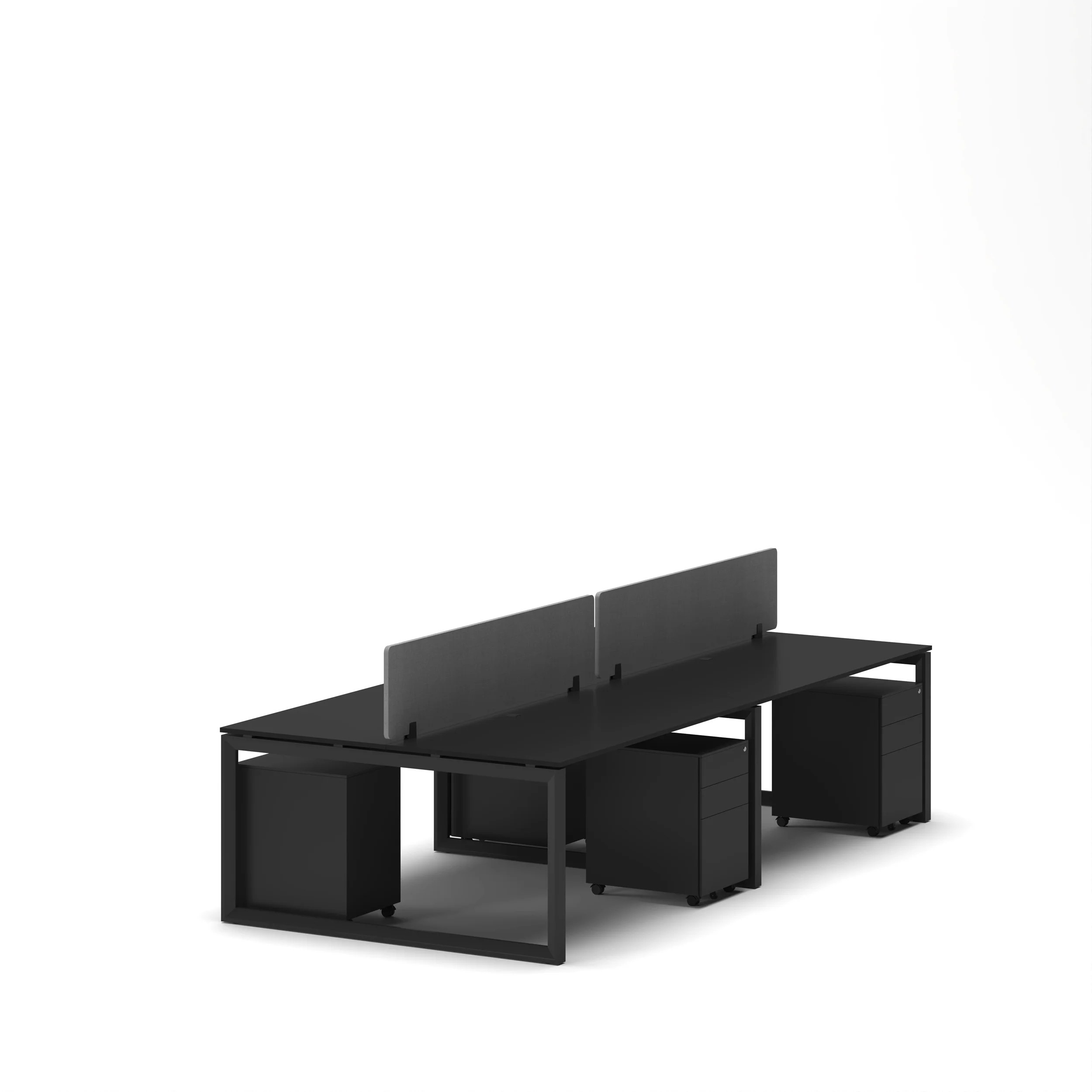 4-Person Face-to-Face Cluster Workstation - Series O - Image 10
