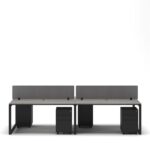 4-Person Face-to-Face Cluster Workstation - Series O