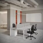 4-Person Face-to-Face Cluster Workstation - Series O