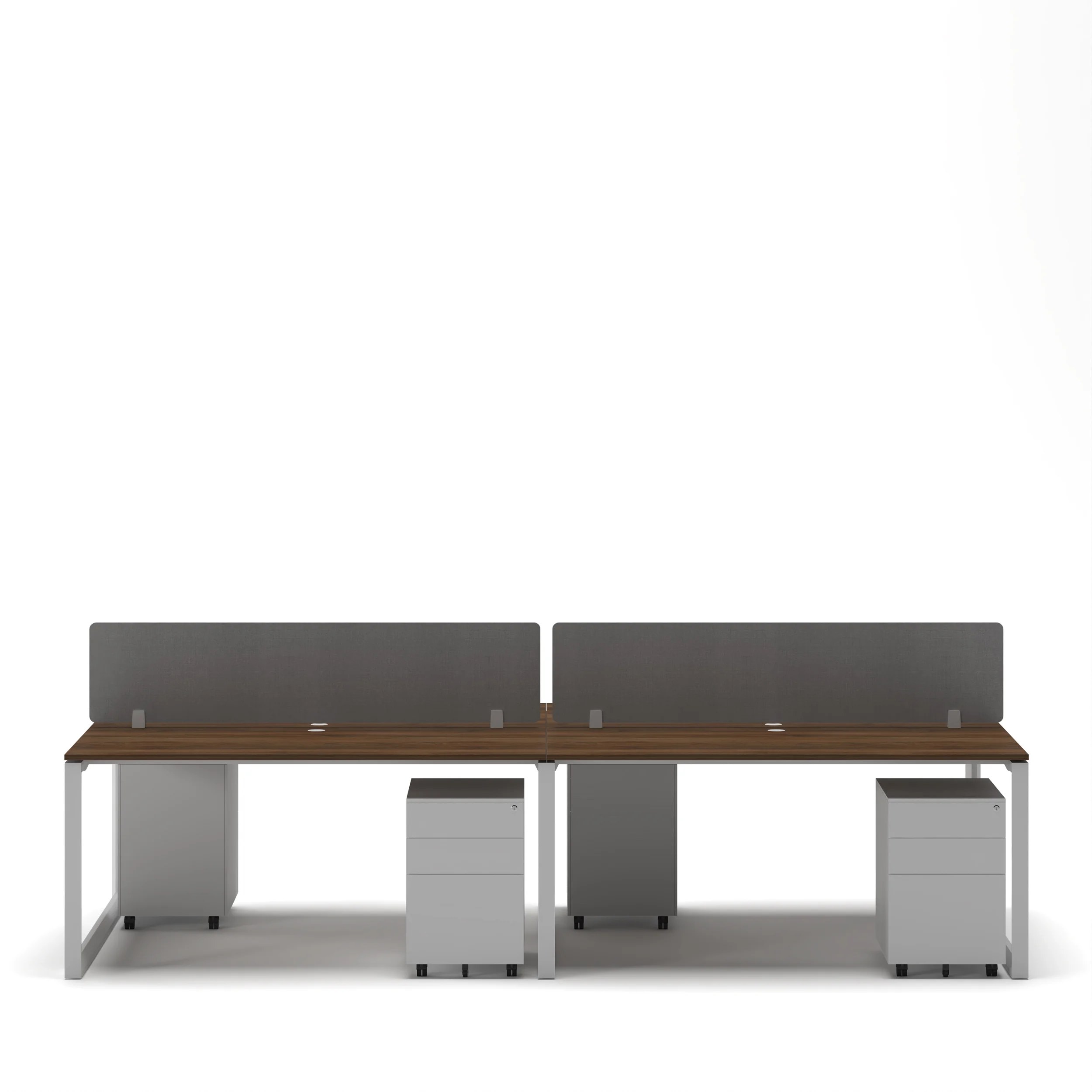 4-Person Face-to-Face Cluster Workstation - Series O - Image 42