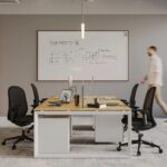 4-Person Face-to-Face Cluster Workstation - Series O