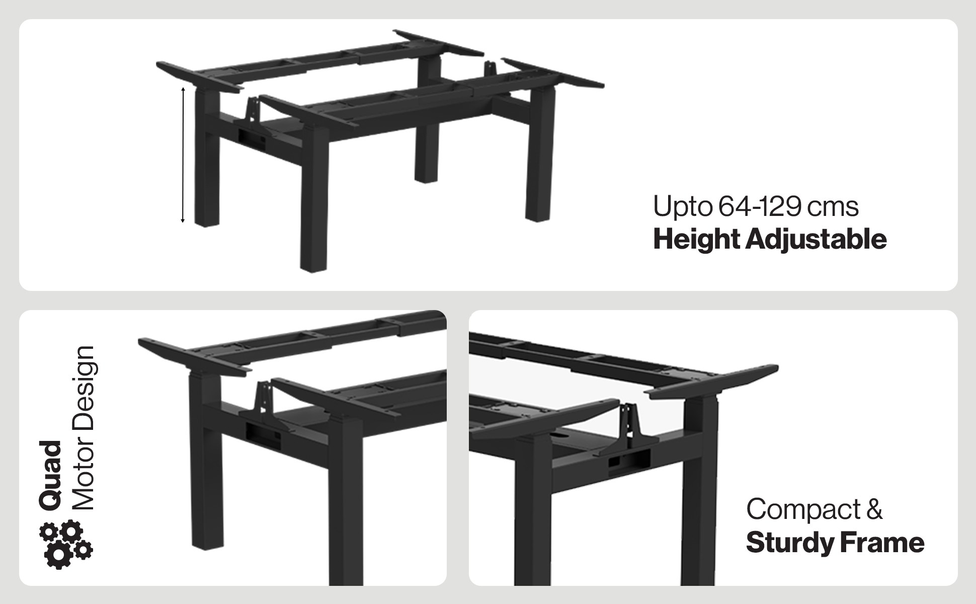 Duo Standing Desk Frame - Image 3
