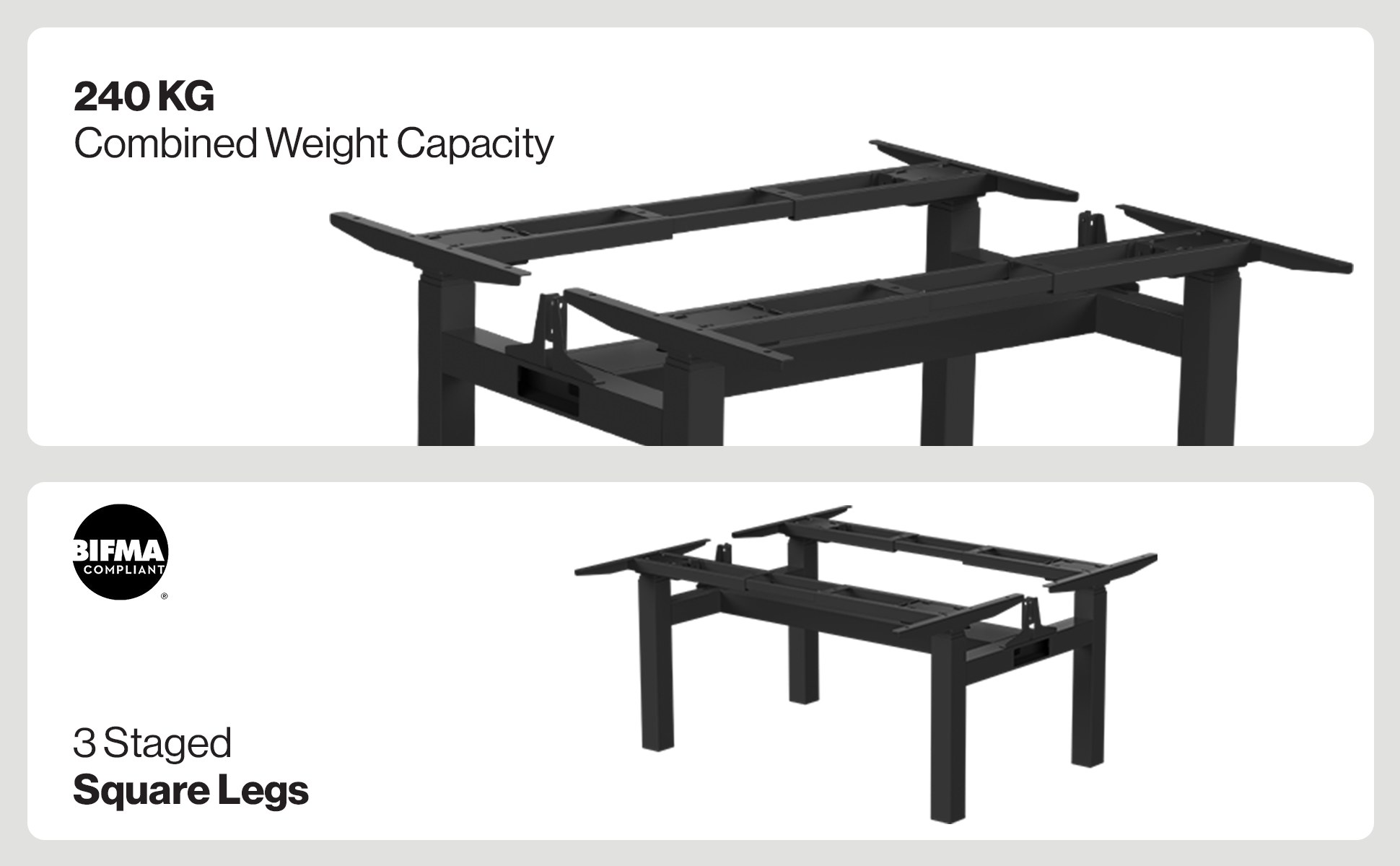 Duo Standing Desk Frame - Image 4
