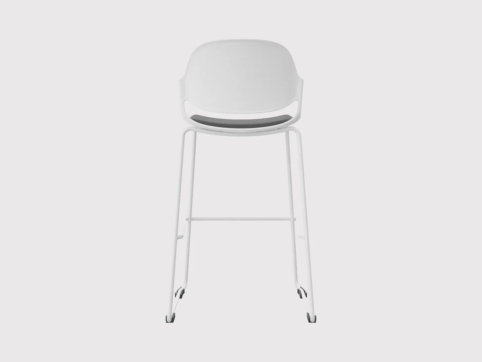 833B – Sturdy Modern Stool with Reinforced Backrest - Image 2