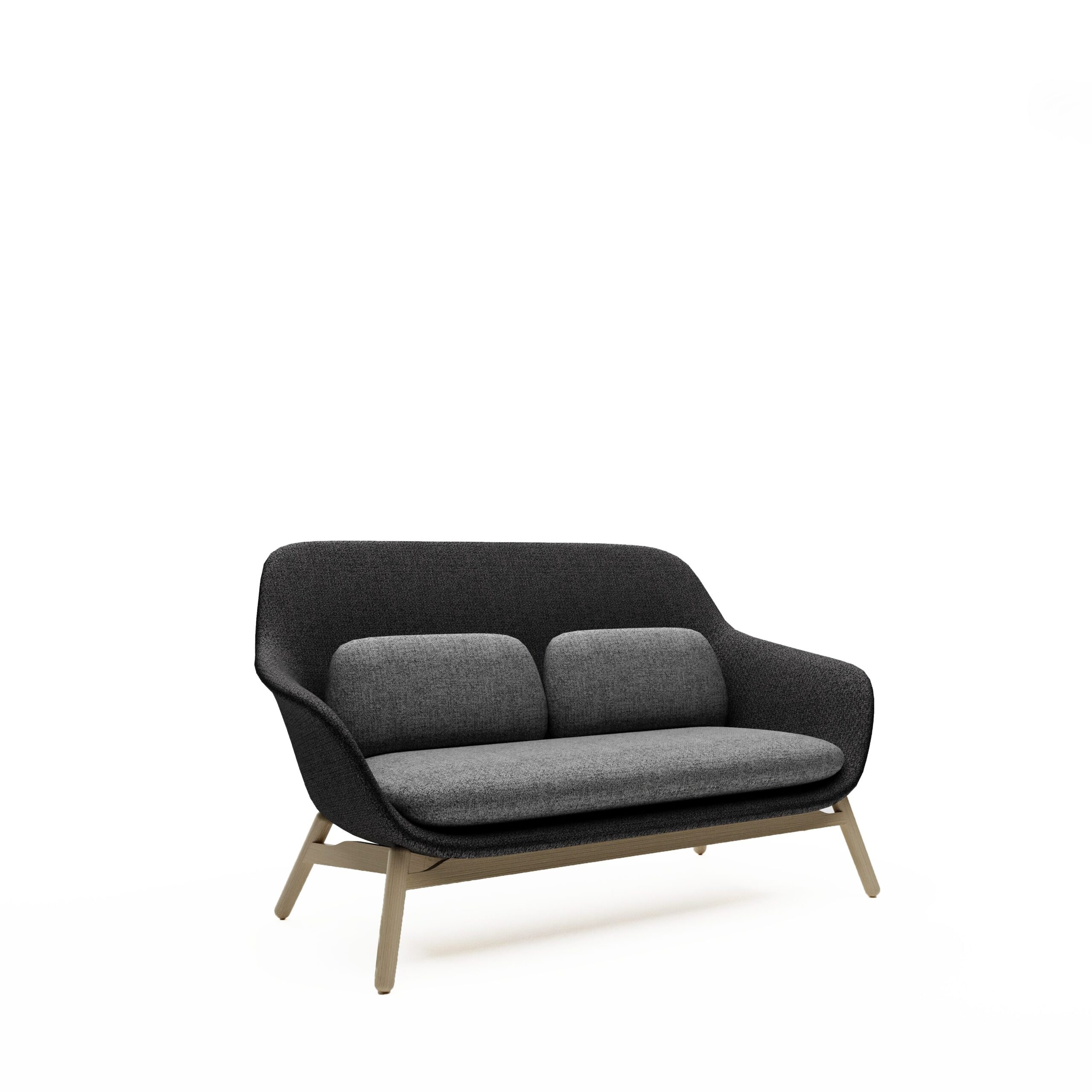 Melo Two Seater – Wooden Base - Image 2