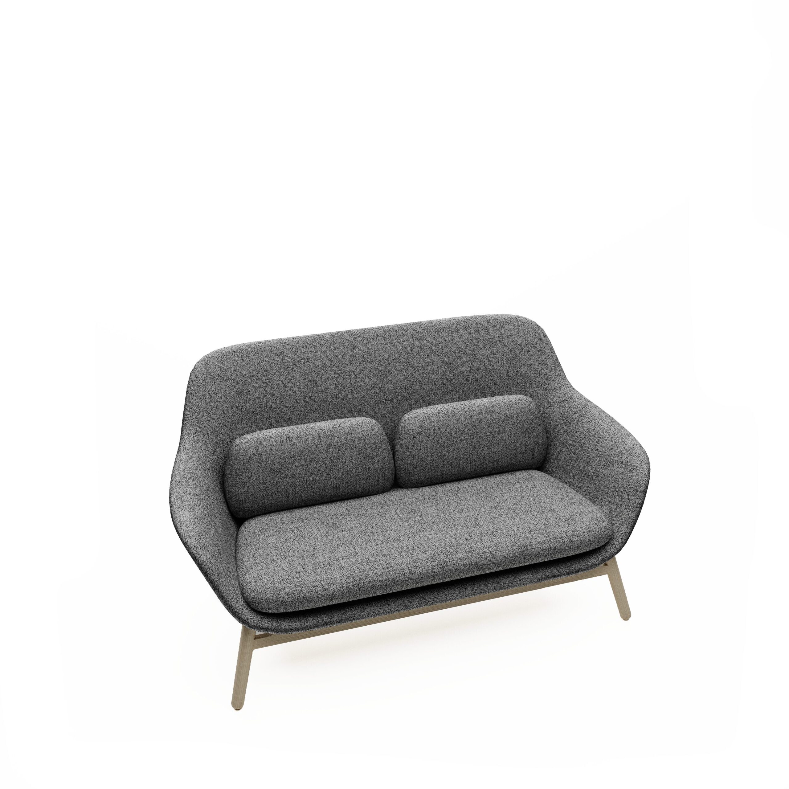 Melo Two Seater – Wooden Base - Image 3