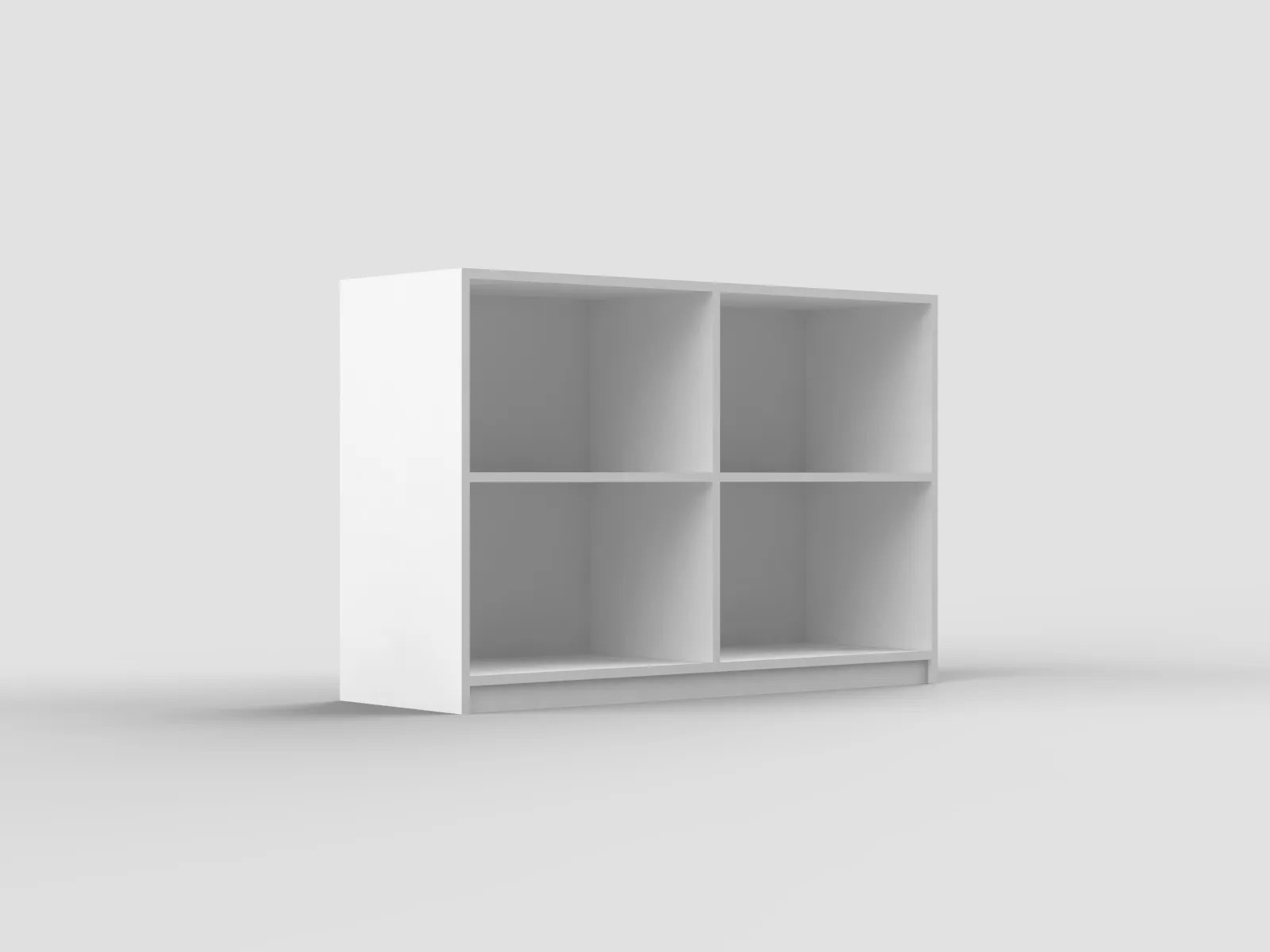 OS-01 – Wooden Open Storage Cabinet - Image 2