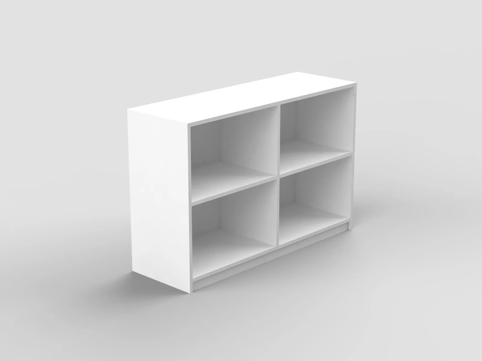 OS-01 – Wooden Open Storage Cabinet