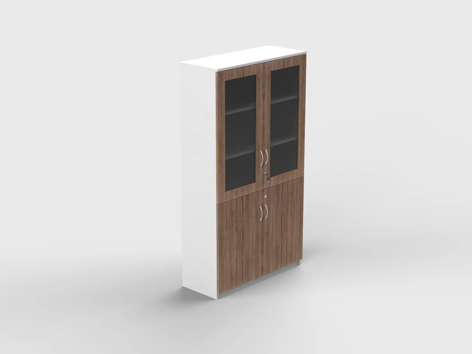 WC01 – Wooden Storage Cabinet with Glass Doors - Image 7