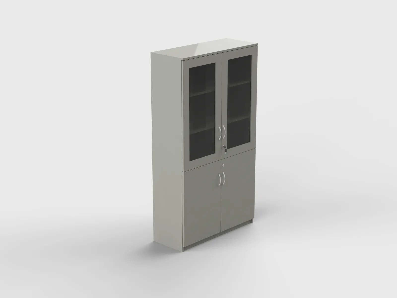 WC01 – Wooden Storage Cabinet with Glass Doors - Image 5