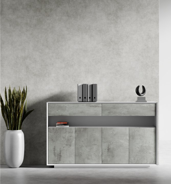 Series A Medium Height Credenza Cabinet - Image 6