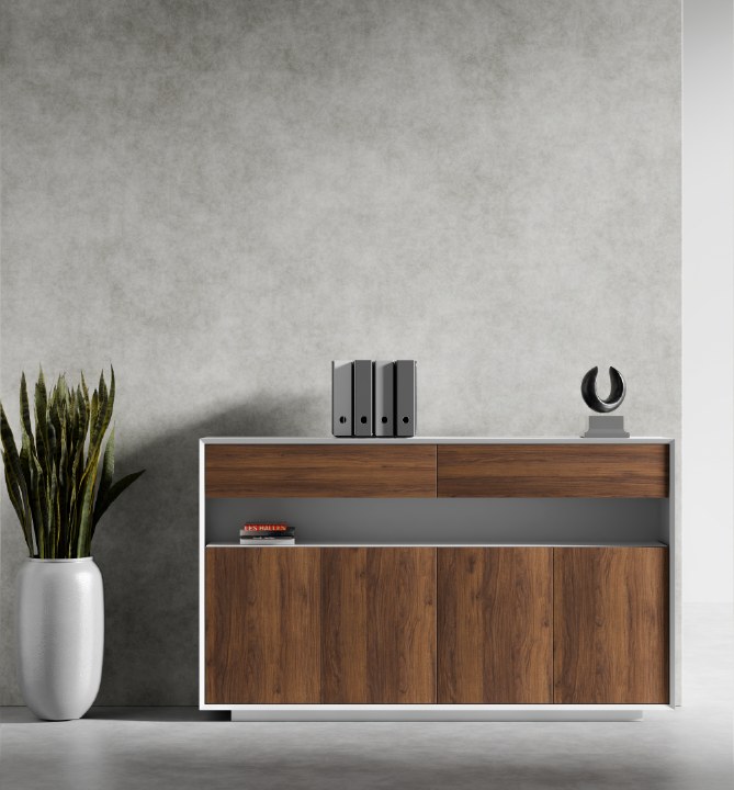 Series A Medium Height Credenza Cabinet - Image 7