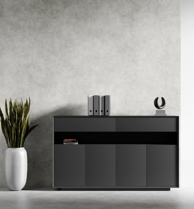 Series A Medium Height Credenza Cabinet - Image 8