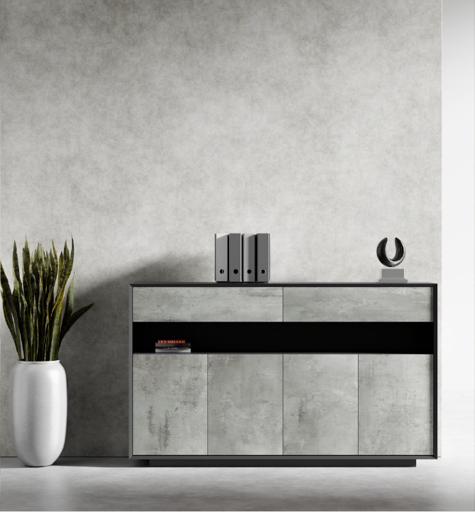 Series A Medium Height Credenza Cabinet - Image 10