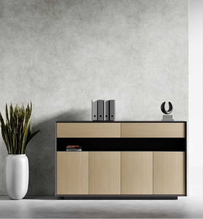 Series A Medium Height Credenza Cabinet - Image 12